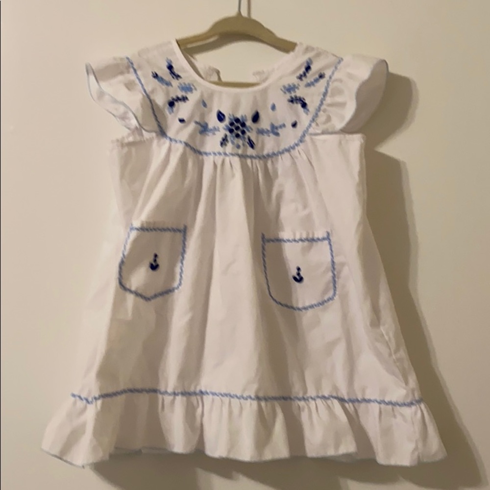 Embroidered dress - size 18-24 mo